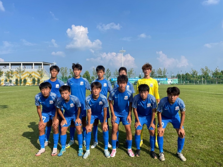 上海申花U15隊2-1戰(zhàn)勝浙江隊U15隊，獲中青賽U15組第五名