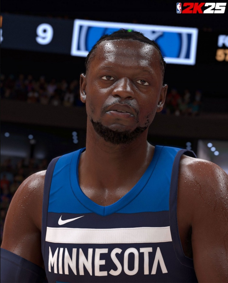 像不像？？NBA2K25上線尼克斯唐斯和森林狼蘭德爾